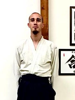 Adán Sánchez, 1er dan de Aikido
