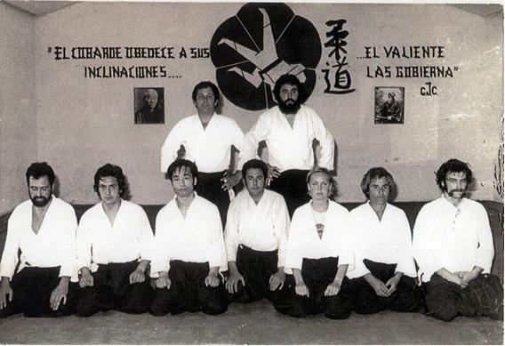 Cursillo del maestro Yasunari Kitaura en el Judo Club Palma, 1971