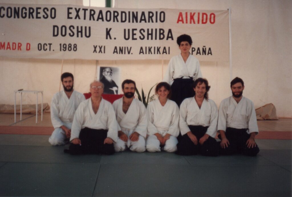 1988 Doshu Kisshomaru Ueshiba 21 Aniv. Aikikai España