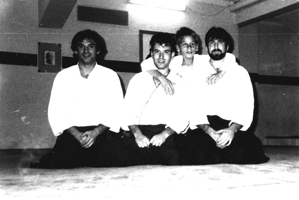 Con Israel, Aurelio y Tito 1989